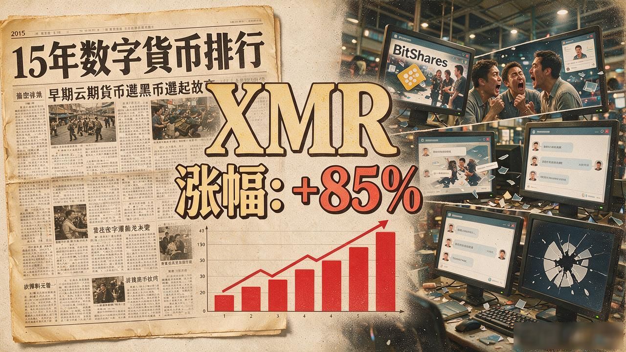 15年数字货币排行：比特币当年只排第三，后来却封神了