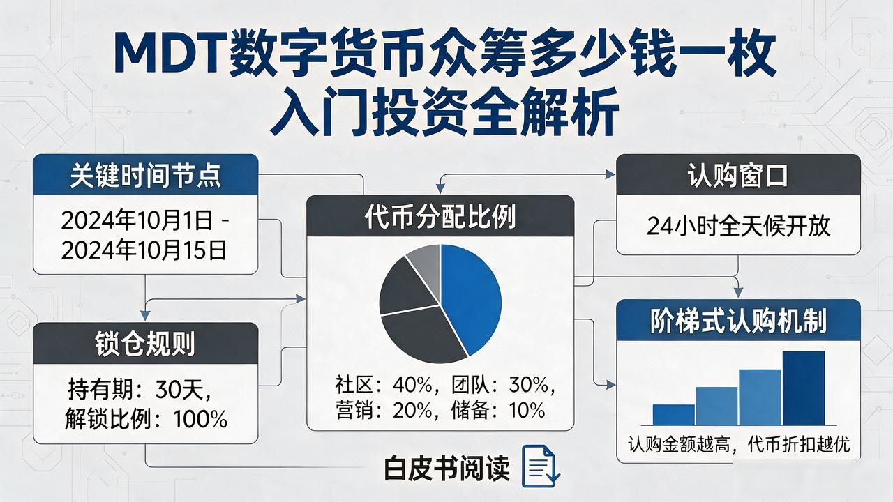 MDT数字货币众筹多少钱一枚 入门投资全解析