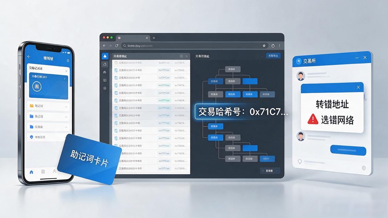 数字货币丢了怎么找回？钱包、助记词、链上追踪，一条一条说透