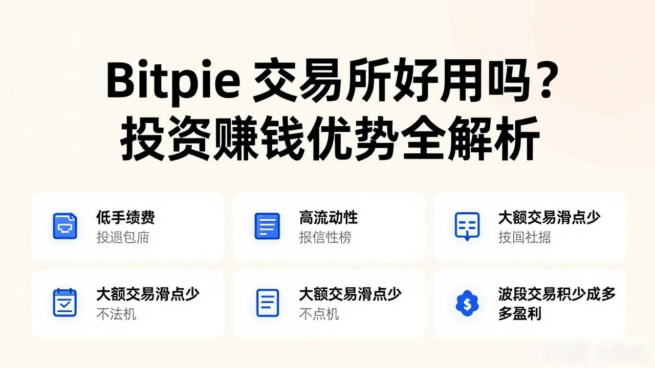 使用 Bitpie 交易所的优势:投资与盈利解析_Bitpie交易所靠谱吗_Bitpie交易所提现速度
