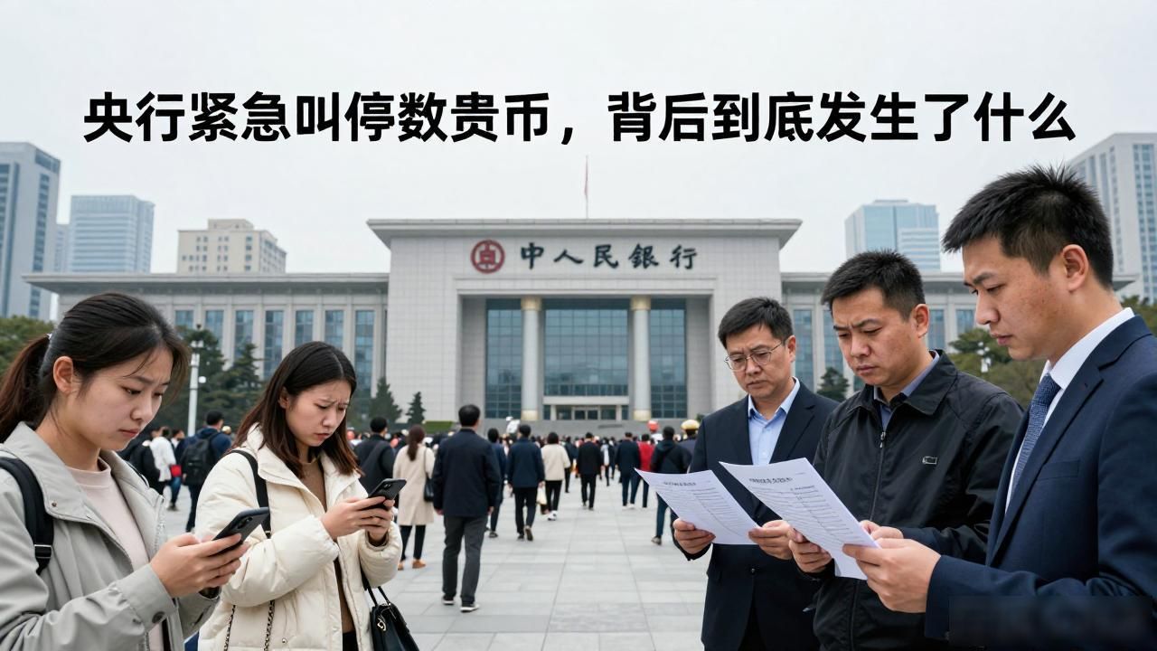 央行紧急叫停数字货币，背后到底发生了什么