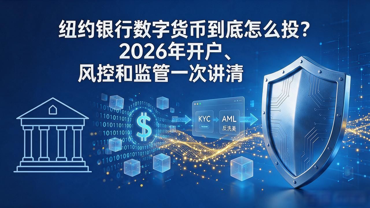 纽约银行数字货币到底怎么投？2026年开户、风控和监管一次讲清