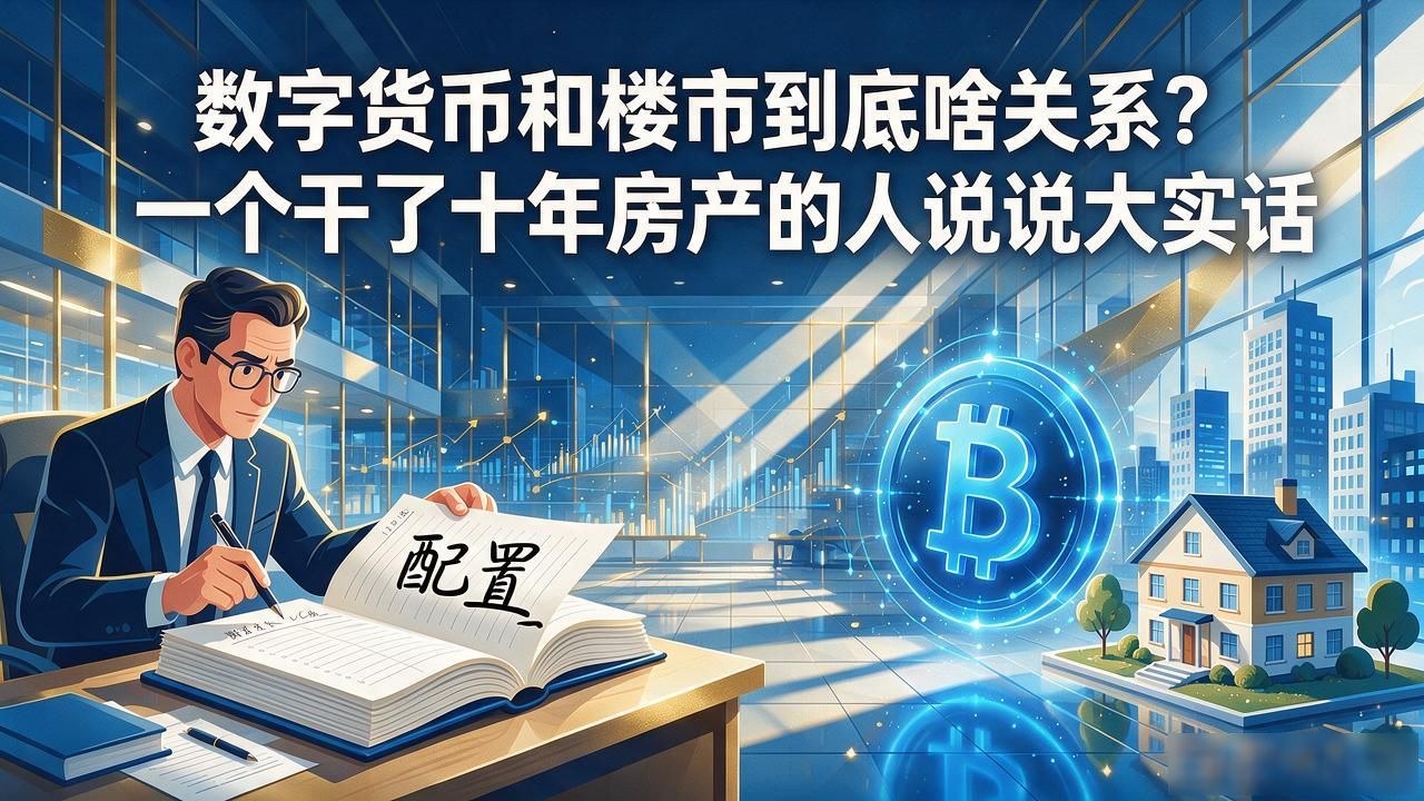 数字货币和楼市到底啥关系？一个干了十年房产的人说说大实话