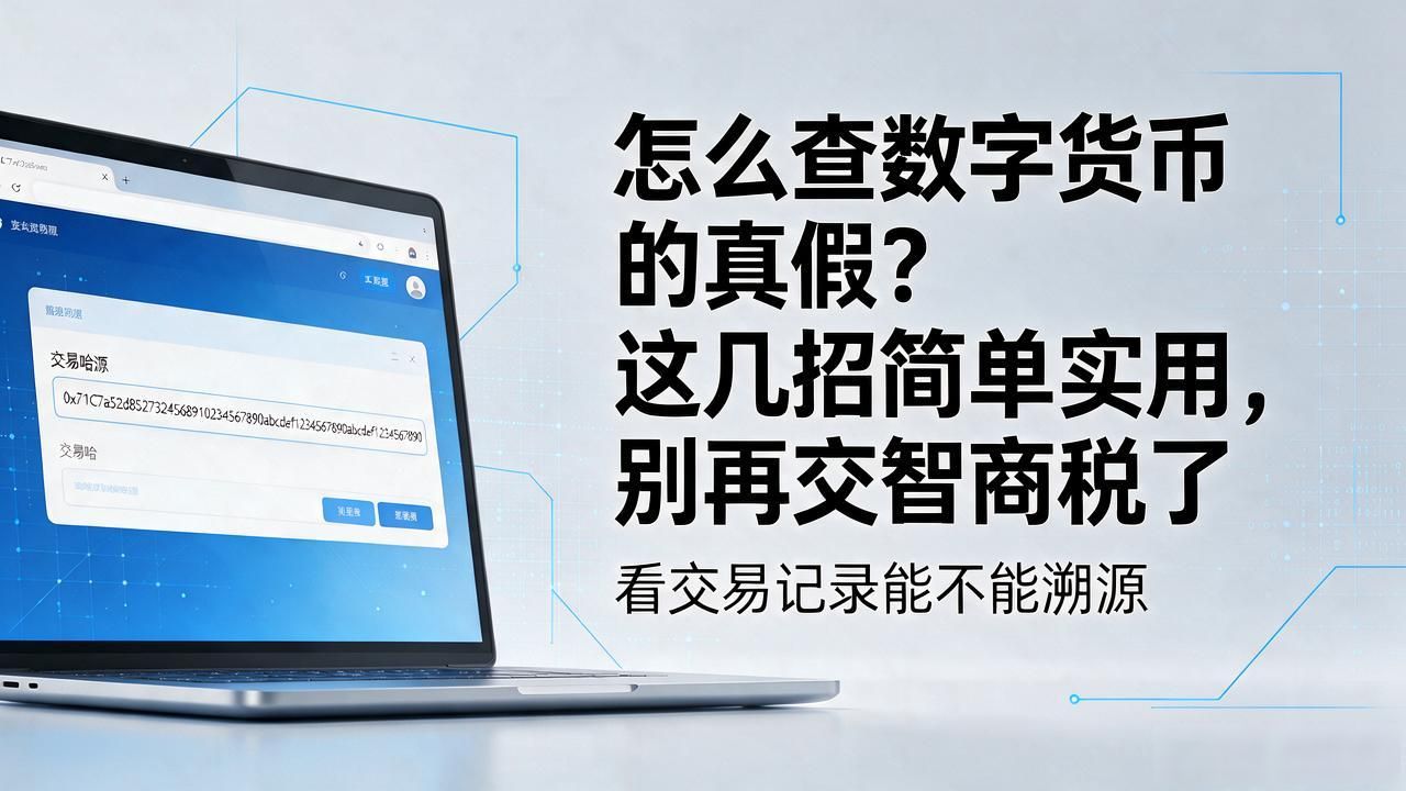 怎么查数字货币的真假？这几招简单实用，别再交智商税了