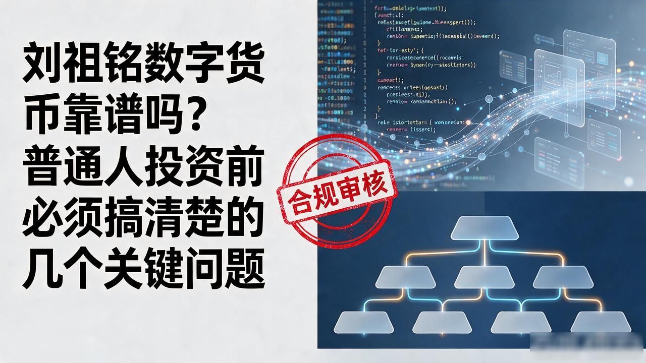 刘祖铭数字货币靠谱吗？普通人投资前必须搞清楚的几个关键问题